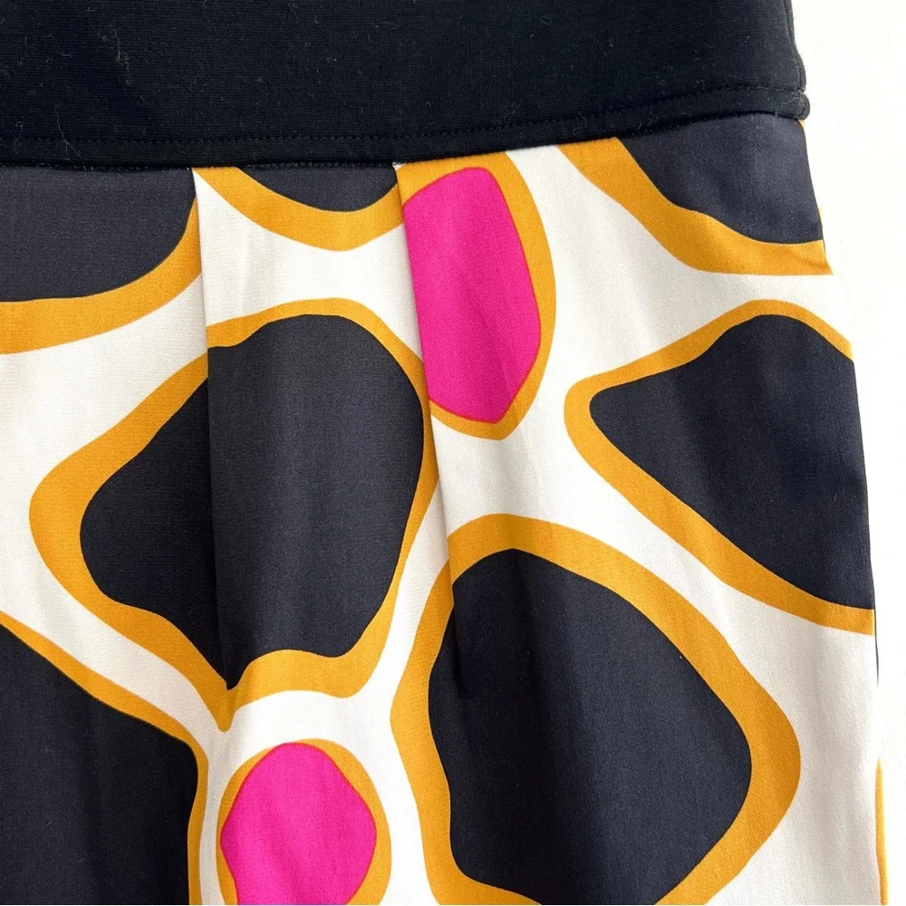 DIANE VON FURSTENBERG Payne Multicolor Silk Blend Side Pockets Mini Skirt Sz 12